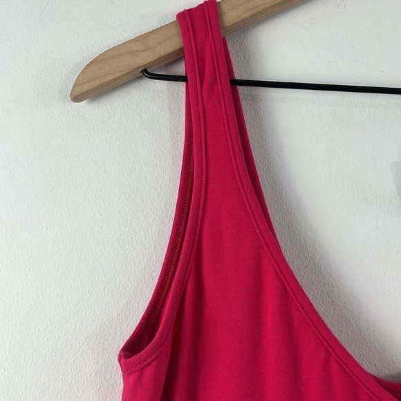 Reformation Tyra Knit Corvette Pink Barbiecore Sleeveless Maxi Dress Womens M - Picture 5 of 13